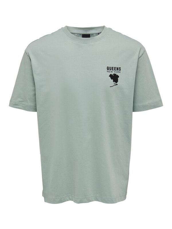 Only & Sons Only & Sons Тишърт 22025301 Сив Relaxed Fit
