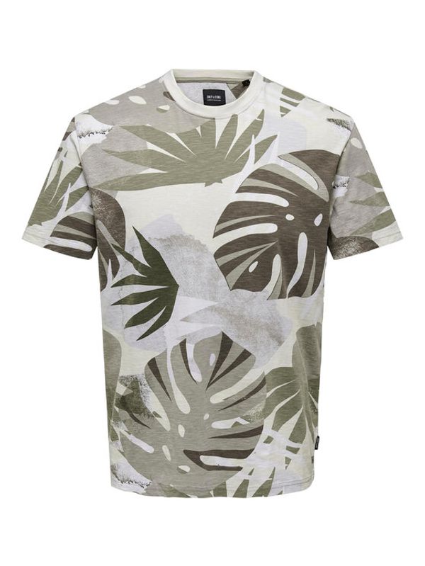 Only & Sons Only & Sons Тишърт 22026075 Сив Regular Fit