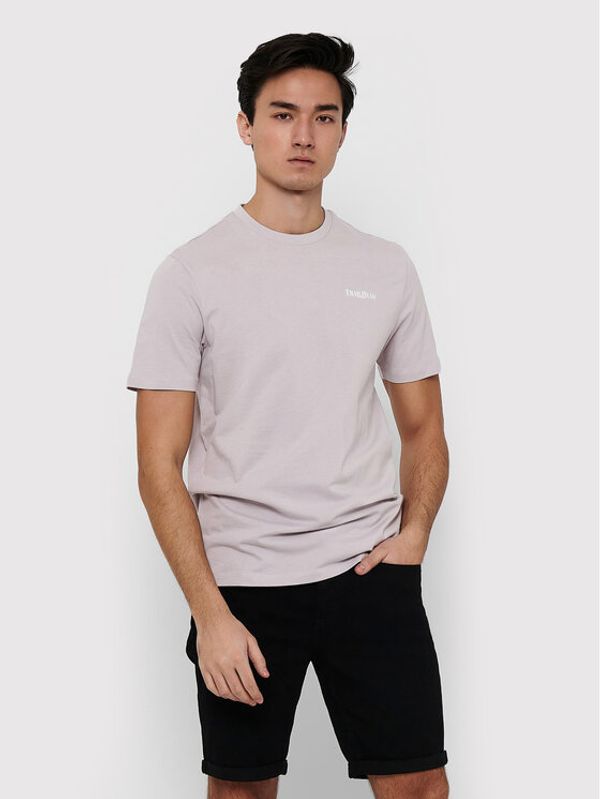 Only & Sons ONLY & SONS Тишърт Adam 22019288 Бежов Regular Fit