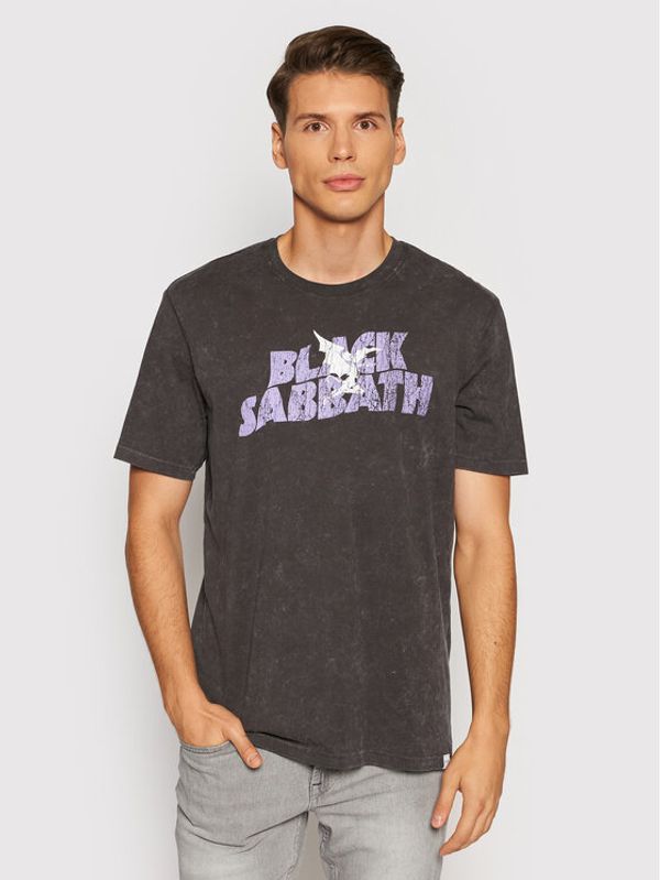 Only & Sons Only & Sons Тишърт Black Sabatch 22020346 Сив Regular Fit