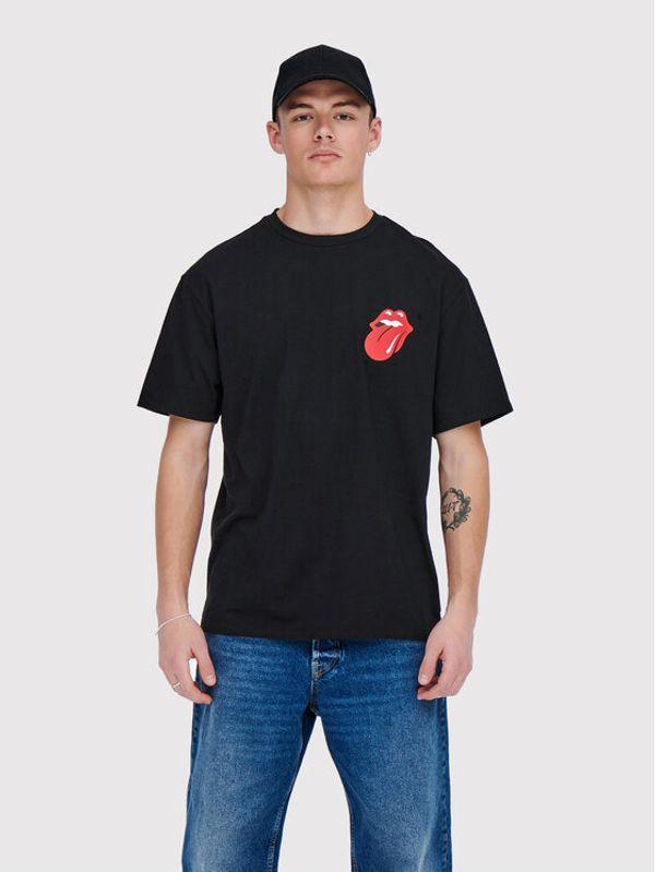 Only & Sons Only & Sons Тишърт Fred 22023078 Черен Relaxed Fit