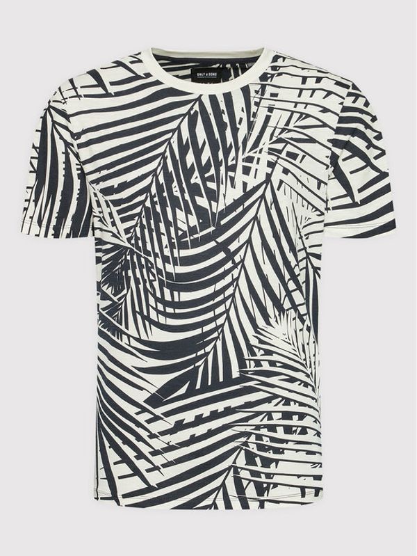 Only & Sons Only & Sons Тишърт George 22022692 Бял Regular Fit