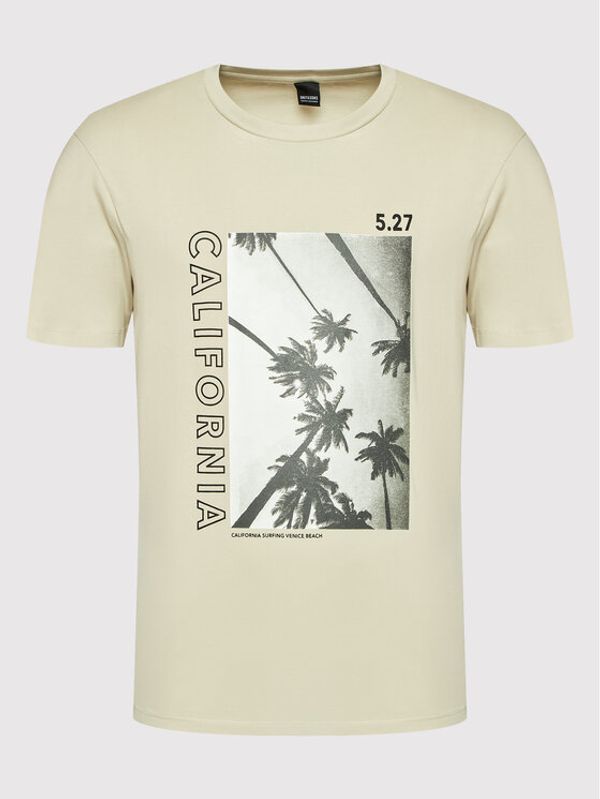 Only & Sons Only & Sons Тишърт Ivey 22022200 Бежов Regular Fit