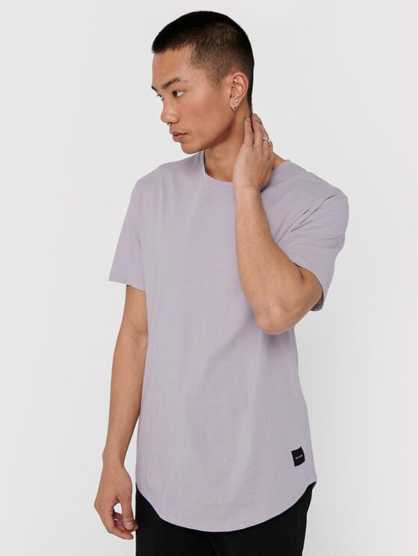 Only & Sons ONLY & SONS Тишърт Matt Life Longy Сив Regular Fit