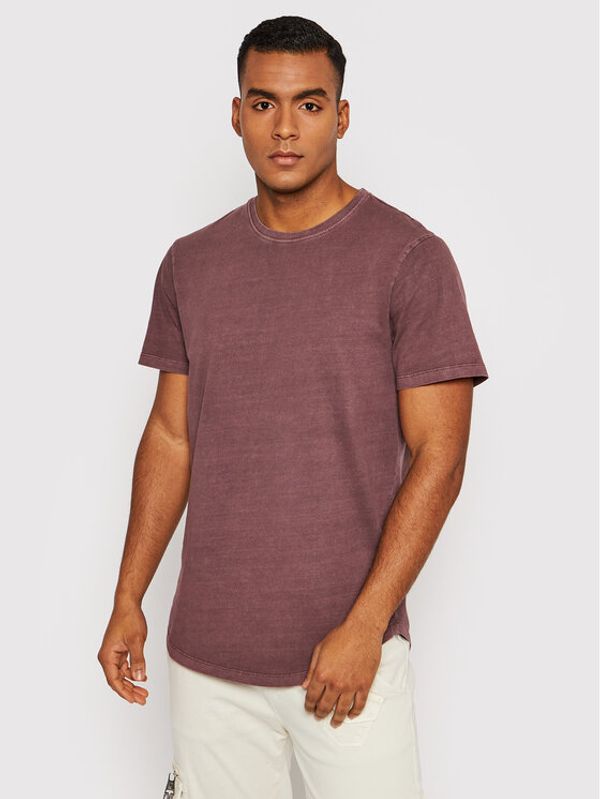 Only & Sons Only & Sons Тишърт Ron 22021069 Бордо Regular Fit