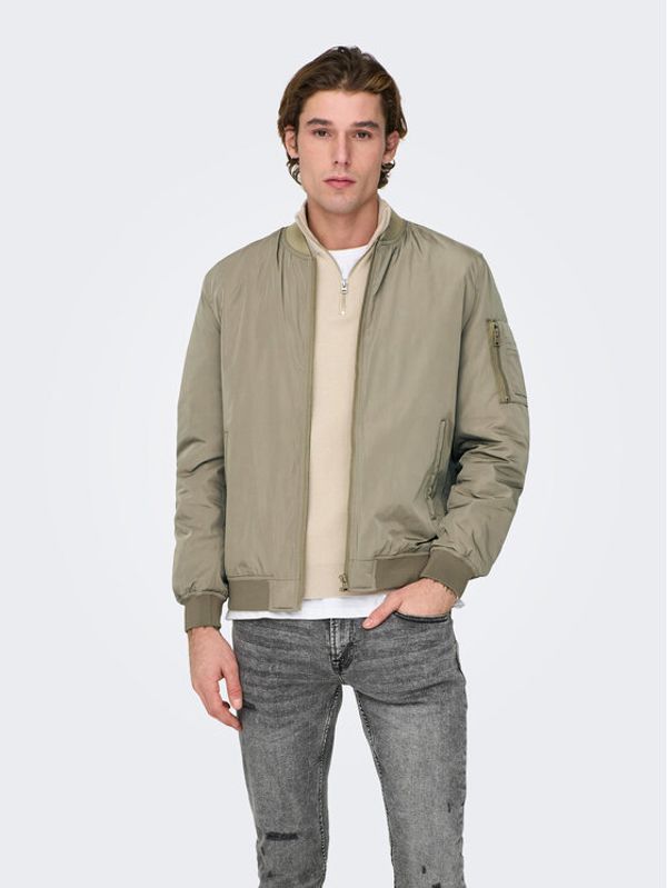 Only & Sons Only & Sons Яке бомбър Joshua 22023287 Бежов Regular Fit