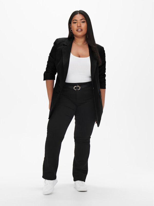 ONLY Carmakoma ONLY Carmakoma Блейзър Violet 15260733 Черен Regular Fit