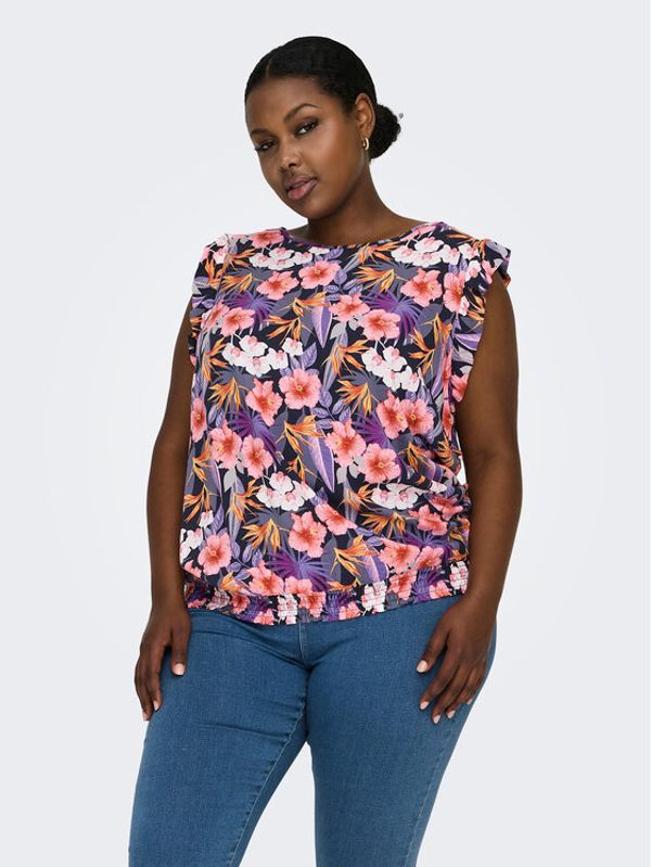 ONLY Carmakoma ONLY Carmakoma Блуза 15298017 Цветен Regular Fit