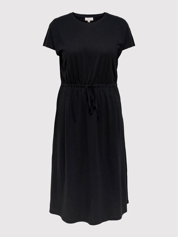 ONLY Carmakoma ONLY Carmakoma Ежедневна рокля April 15259413 Черен Regular Fit