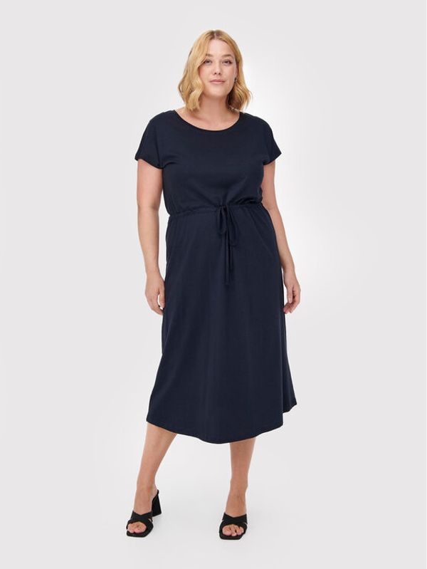 ONLY Carmakoma ONLY Carmakoma Ежедневна рокля April 15259413 Тъмносин Regular Fit