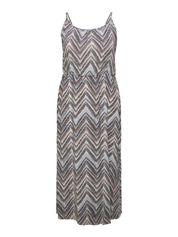 ONLY Carmakoma ONLY Carmakoma Лятна рокля 15298009 Сив Regular Fit