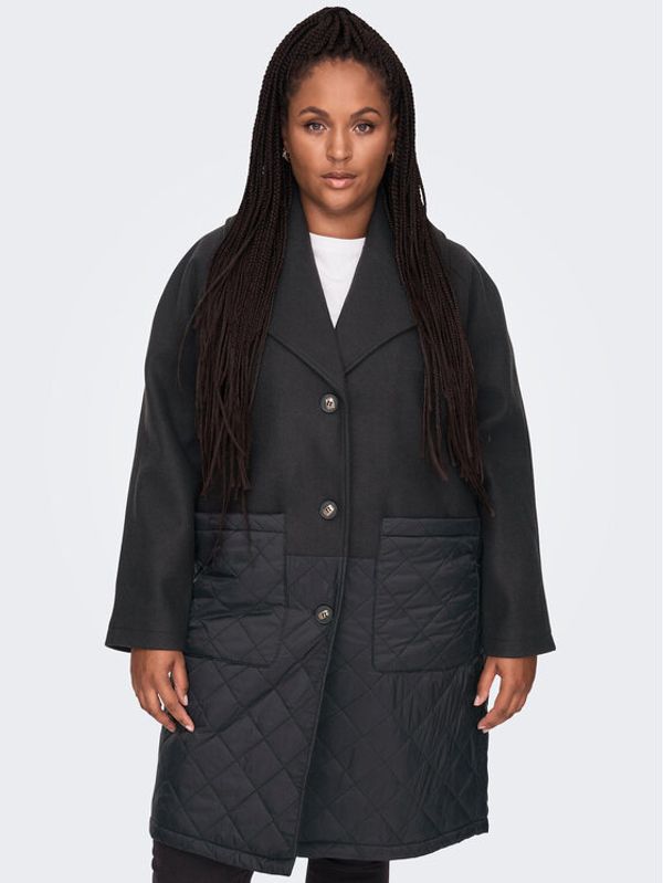 ONLY Carmakoma ONLY Carmakoma Преходно палто Addison 15269268 Черен Regular Fit