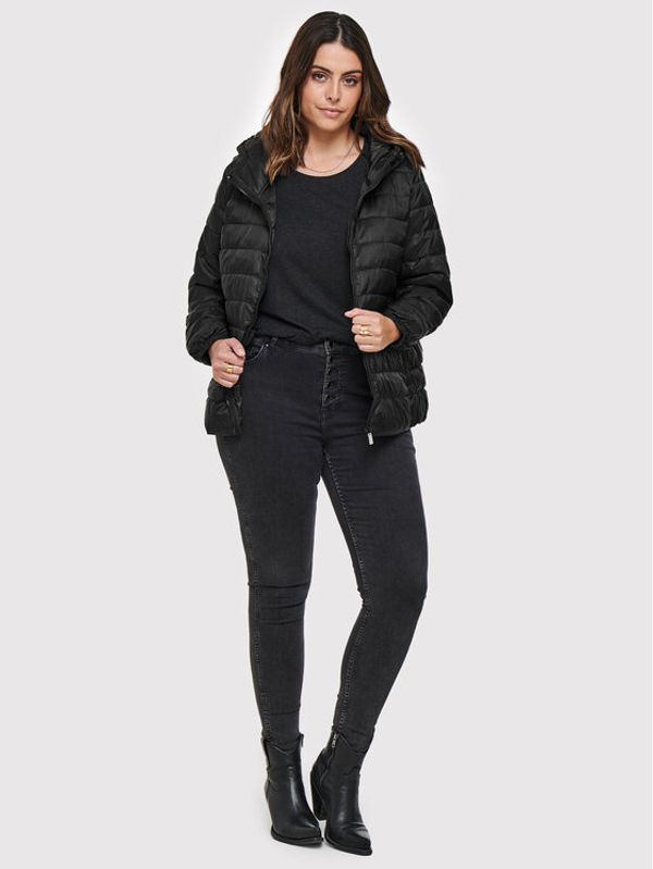 ONLY Carmakoma ONLY Carmakoma Пухено яке Tahoe 15206086 Черен Regular Fit