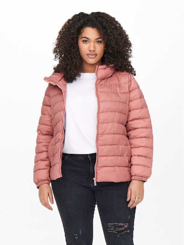ONLY Carmakoma ONLY Carmakoma Пухено яке Tahoe 15206086 Розов Regular Fit