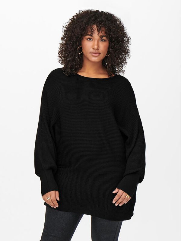 ONLY Carmakoma ONLY Carmakoma Пуловер Adaline Life 15257227 Черен Regular Fit