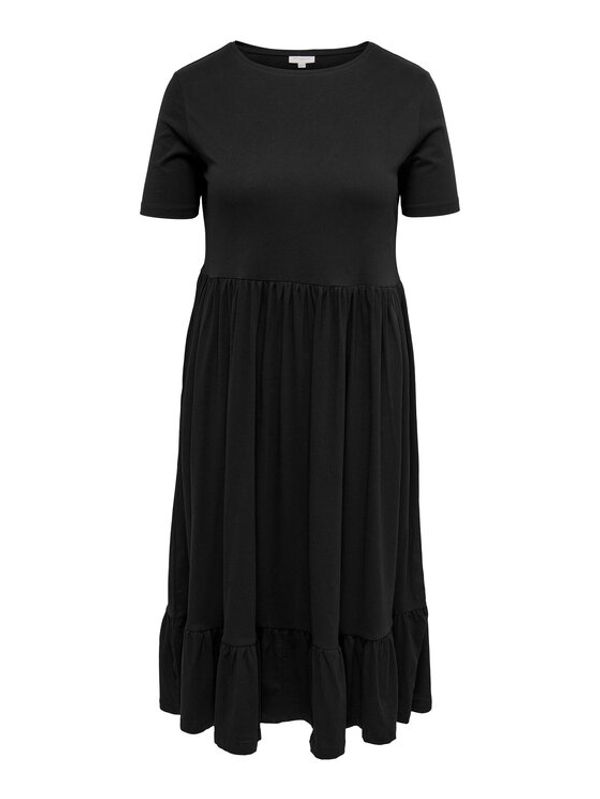 ONLY Carmakoma ONLY Carmakoma Рокля 15287888 Черен Regular Fit