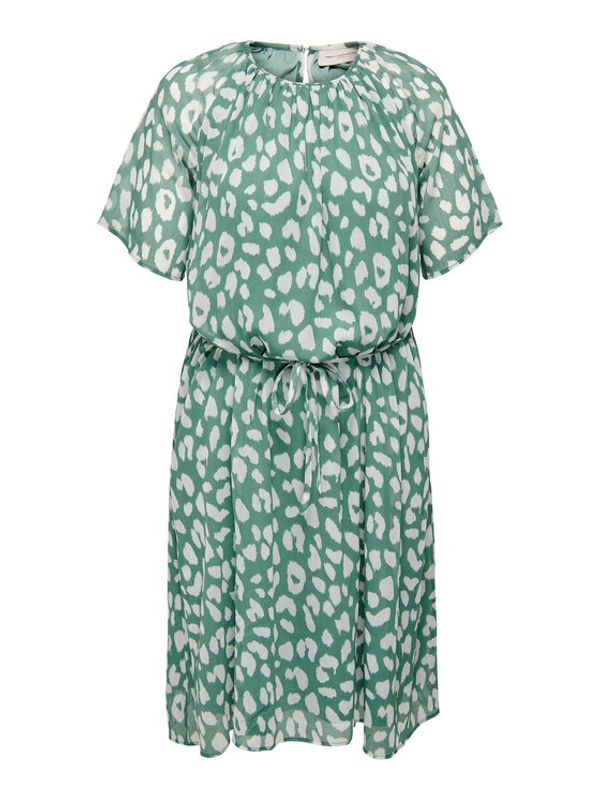 ONLY Carmakoma ONLY Carmakoma Рокля 15289399 Зелен Regular Fit