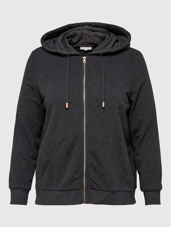 ONLY Carmakoma ONLY Carmakoma Суитшърт Carnatali 15241797 Черен Regular Fit