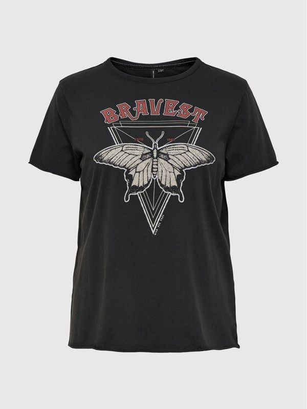 ONLY Carmakoma ONLY Carmakoma Тишърт Miko 15246408 Черен Relaxed Fit