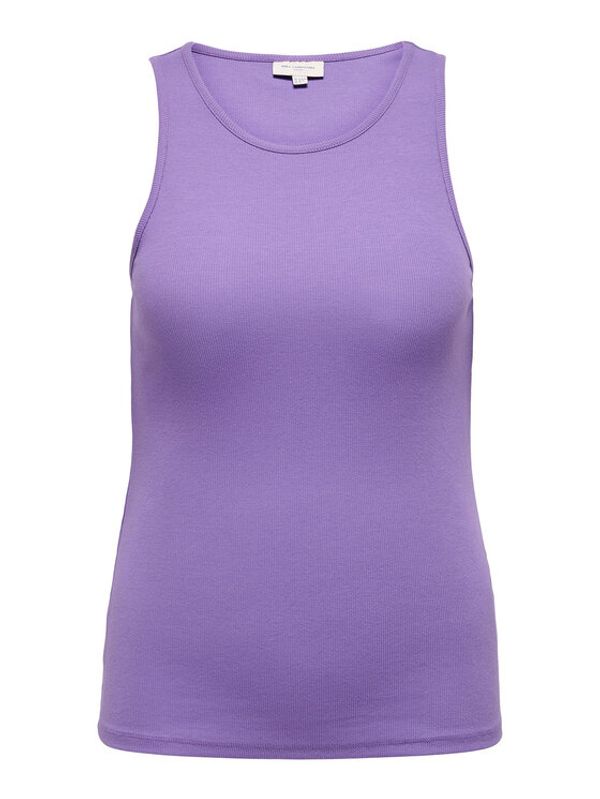 ONLY Carmakoma ONLY Carmakoma топ 15288958 Виолетов Regular Fit