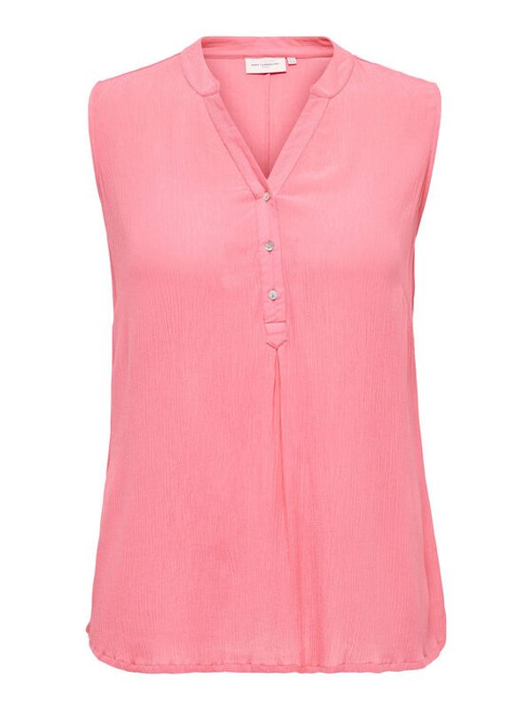 ONLY Carmakoma ONLY Carmakoma топ 15290009 Розов Regular Fit