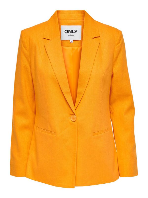 ONLY ONLY Блейзър 15279507 Оранжев Loose Fit