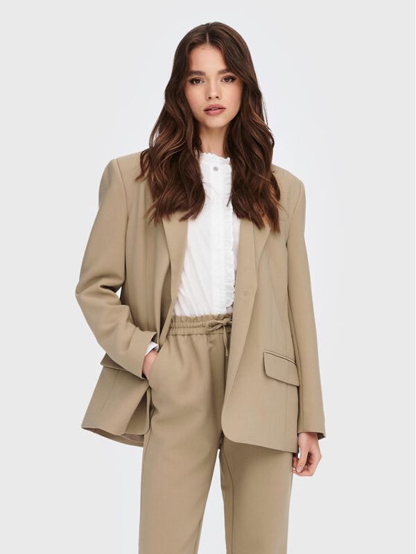 ONLY ONLY Блейзър Milian 15264609 Бежов Regular Fit