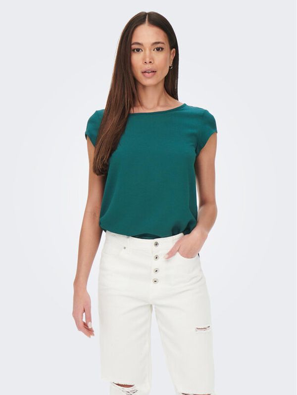 ONLY ONLY Блуза 15142784 Зелен Regular Fit