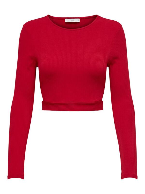 ONLY ONLY Блуза 15293922 Червен Slim Fit