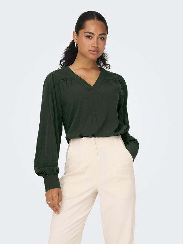 ONLY ONLY Блуза 15303748 Зелен Regular Fit