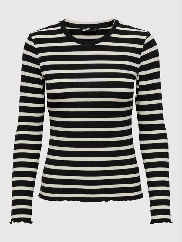 ONLY ONLY Блуза Emma 15255950 Черен Slim Fit