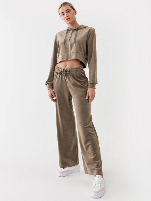 ONLY ONLY Долнище анцуг 15302628 Бежов Wide Leg