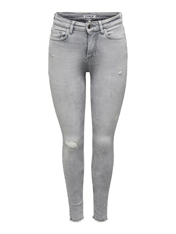 ONLY ONLY Дънки Blush 15282313 Сив Skinny Fit