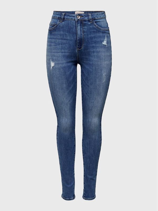 ONLY ONLY Дънки Rain 15264015 Син Skinny Fit