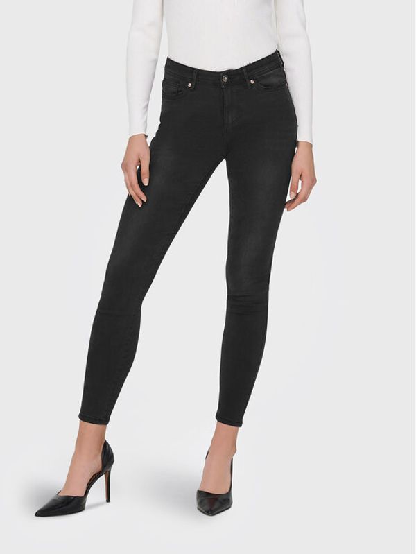 ONLY ONLY Дънки Wauw 15230459 Черен Skinny Fit