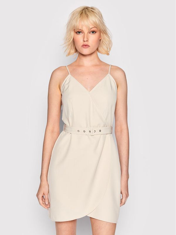 ONLY ONLY Ежедневна рокля Berry 15257455 Бежов Slim Fit