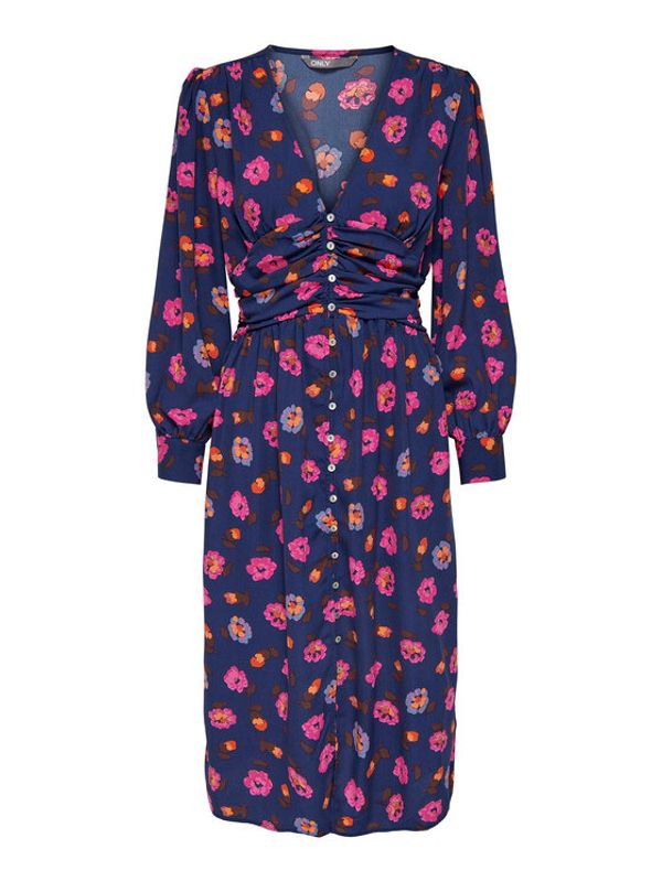 ONLY ONLY Ежедневна рокля Vanessa 15275651 Тъмносин Regular Fit