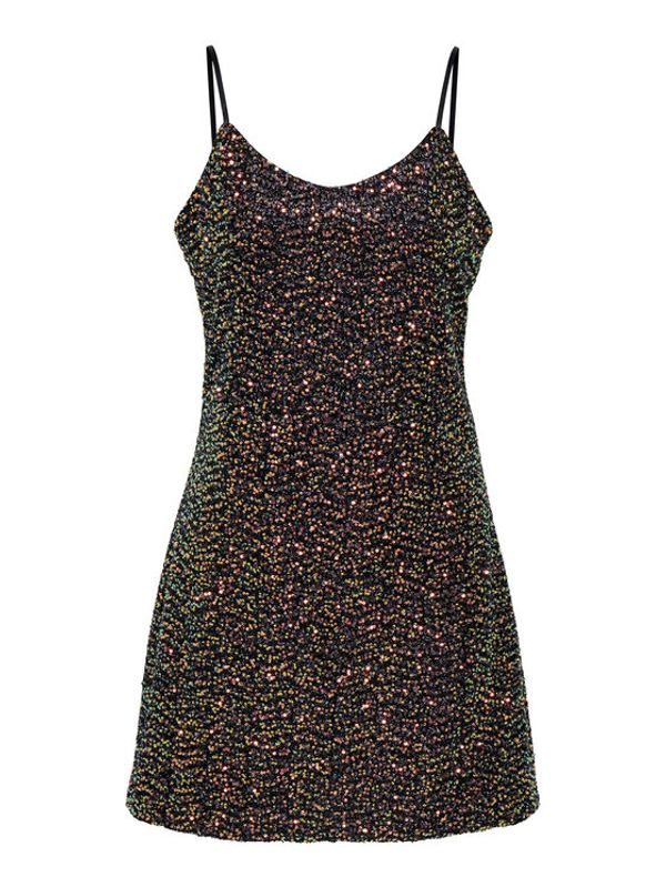 ONLY ONLY Коктейлна рокля Aida 15278825 Черен Regular Fit