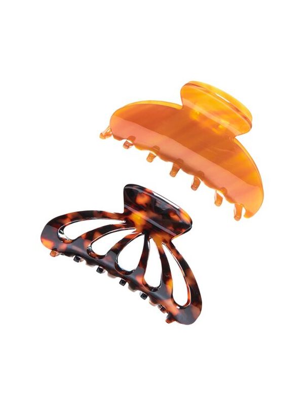 ONLY ONLY Комплект 2 шноли за коса Miranda 15298066 Кафяв