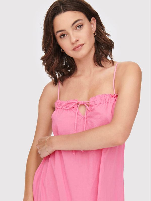 ONLY ONLY Лятна рокля Allie 15256546 Розов Regular Fit