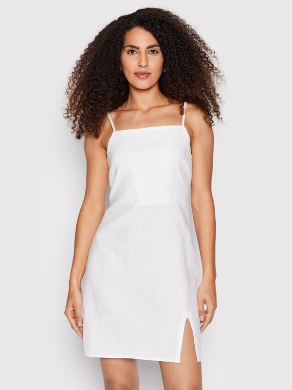 ONLY ONLY Лятна рокля Caro 15255185 Бял Regular Fit