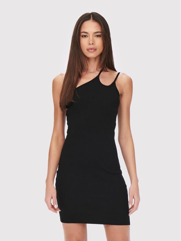 ONLY ONLY Лятна рокля Nessa 15261103 Черен Slim Fit