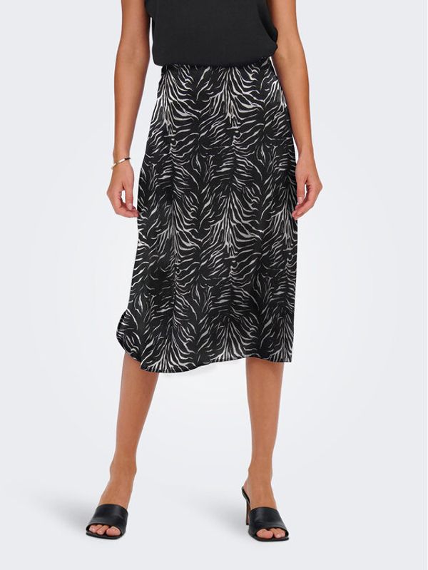 ONLY ONLY Миди пола Mille 15275847 Черен Regular Fit