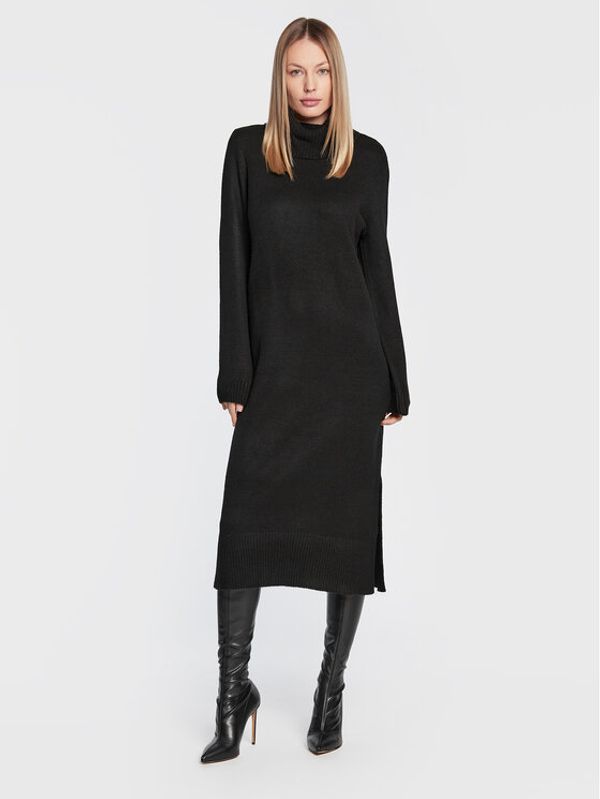 ONLY ONLY Плетена рокля Brandie 15214595 Черен Regular Fit