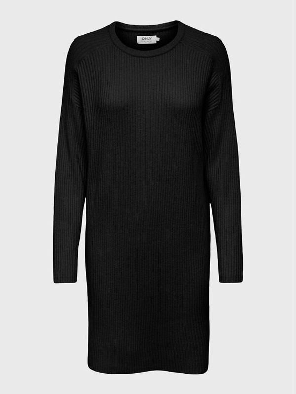 ONLY ONLY Плетена рокля Fia Katia 15259280 Черен Regular Fit