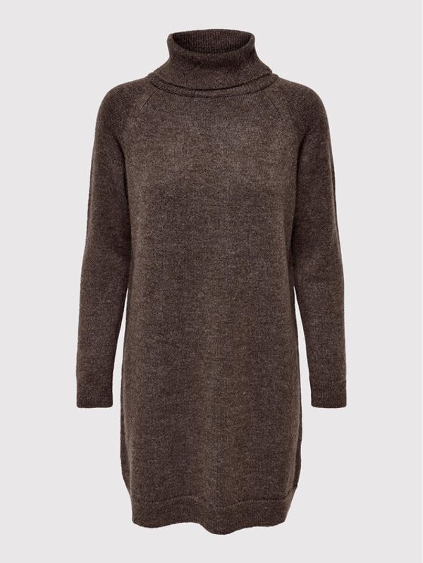 ONLY ONLY Плетена рокля Jada 15274962 Кафяв Relaxed Fit