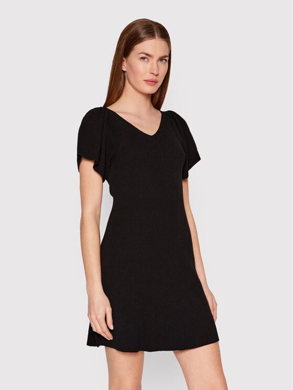ONLY ONLY Плетена рокля Leelo 15268705 Черен Regular Fit