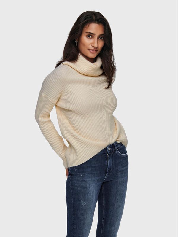 ONLY ONLY Поло Katia 15232493 Бежов Regular Fit