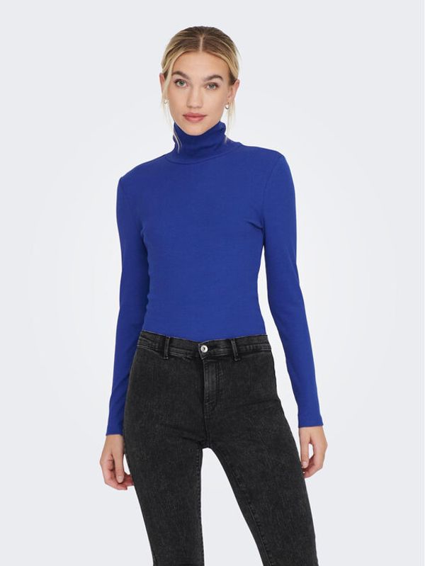 ONLY ONLY Поло Philine 15273867 Син Slim Fit