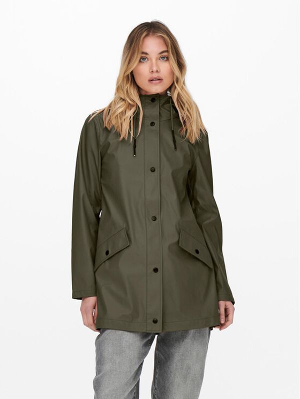 ONLY ONLY Преходно палто 15261734 Зелен Regular Fit